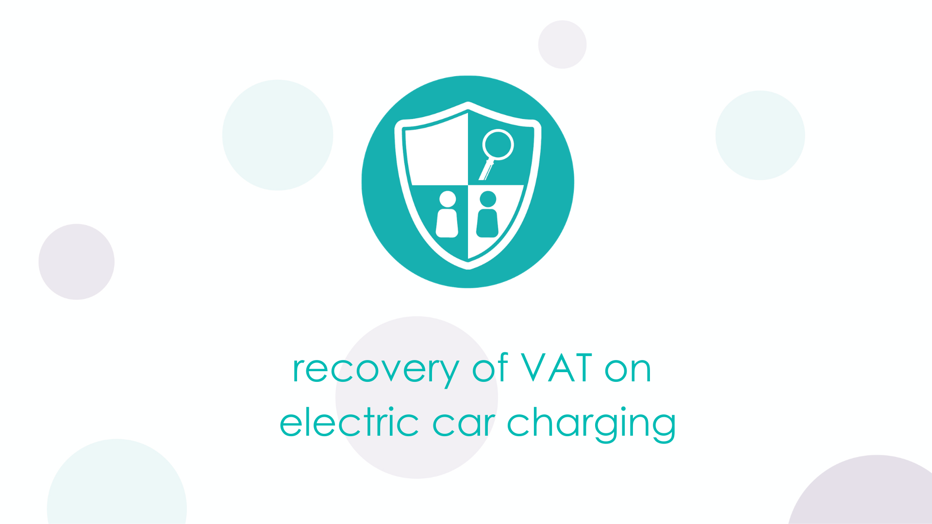Recovery of VAT on Electric car charging