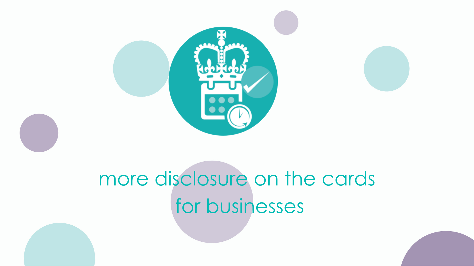 more disclosure on the cards for businesses