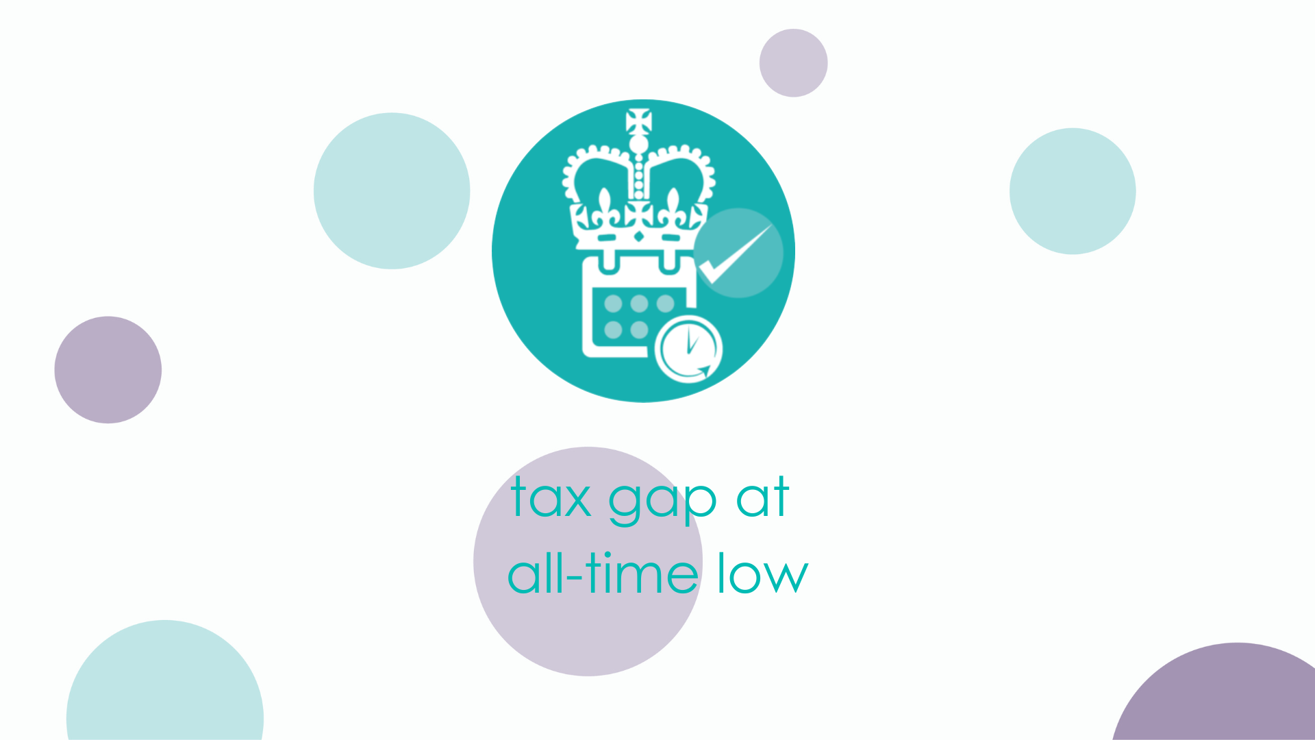 Tax gap at all-time low
