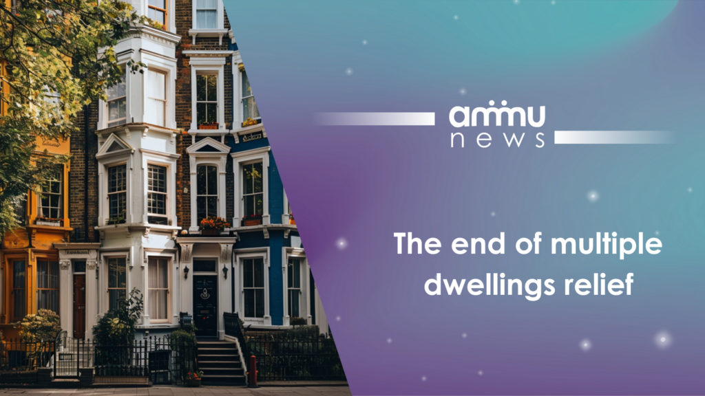 The end of multiple dwellings relief ammu