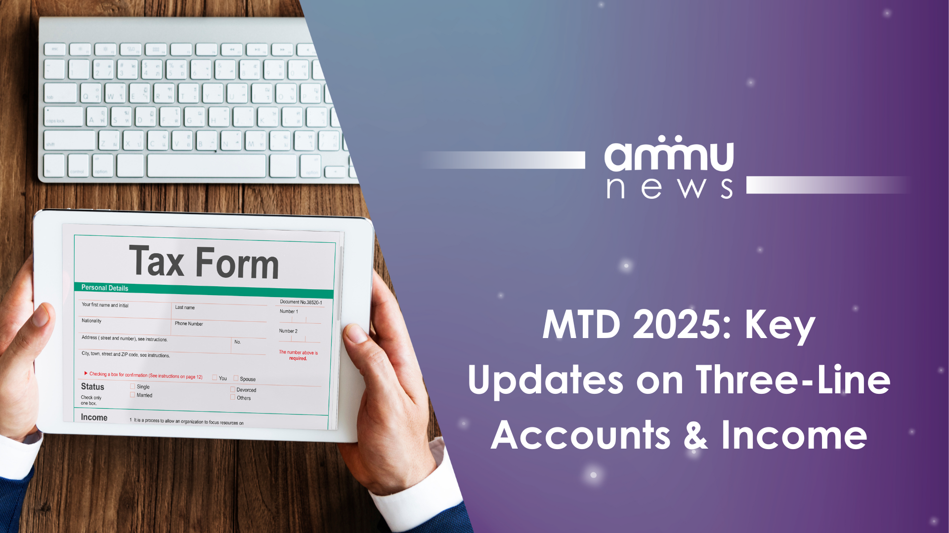 MTD 2025: Key Updates on Three-Line Accounts & Income