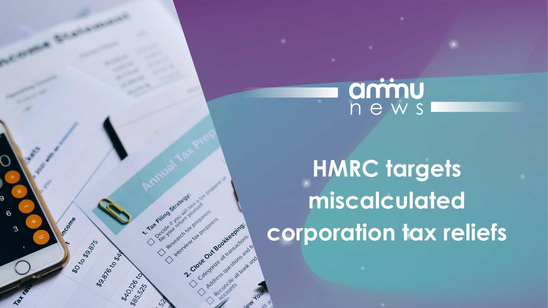HMRC targets miscalculated corporation tax reliefs