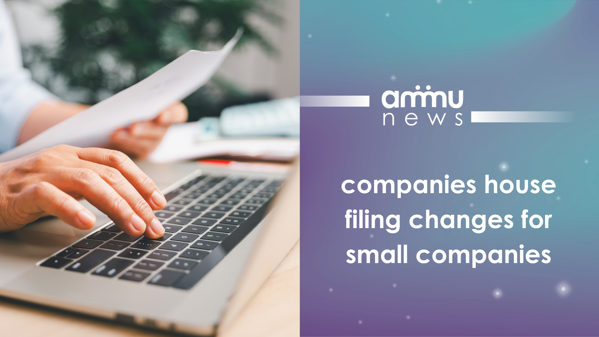 companies house filing changes for small companies